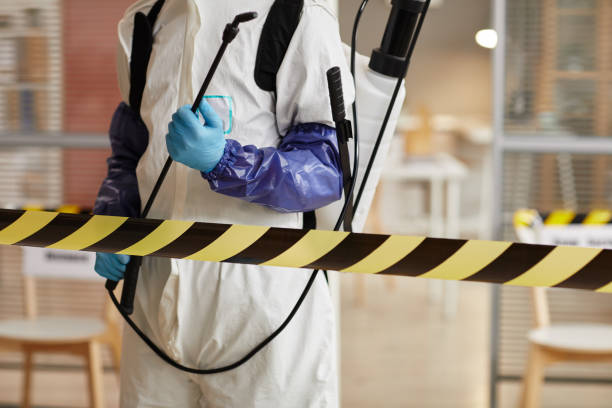 Professional Biohazard Cleanup technician working in Marion, IL